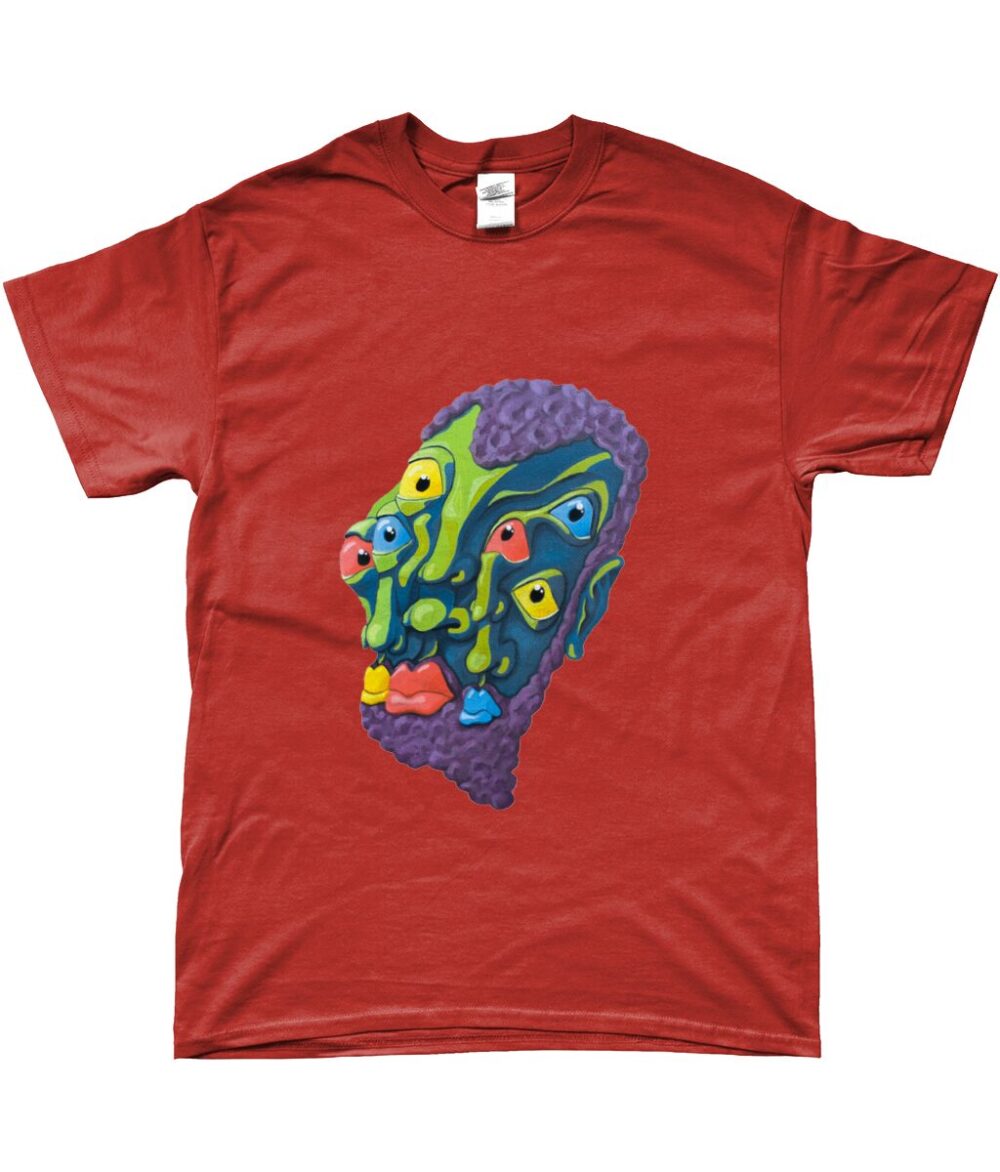 T2 face T-shirt - Afbeelding 2